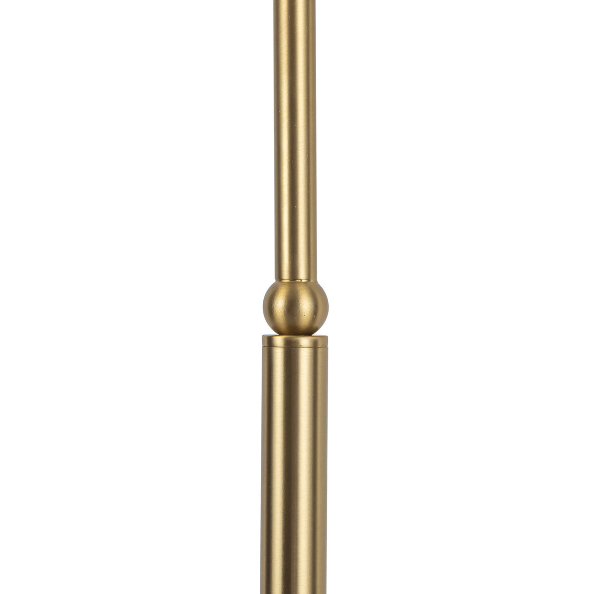 Trudy Floor Lamp, Brushed Brass