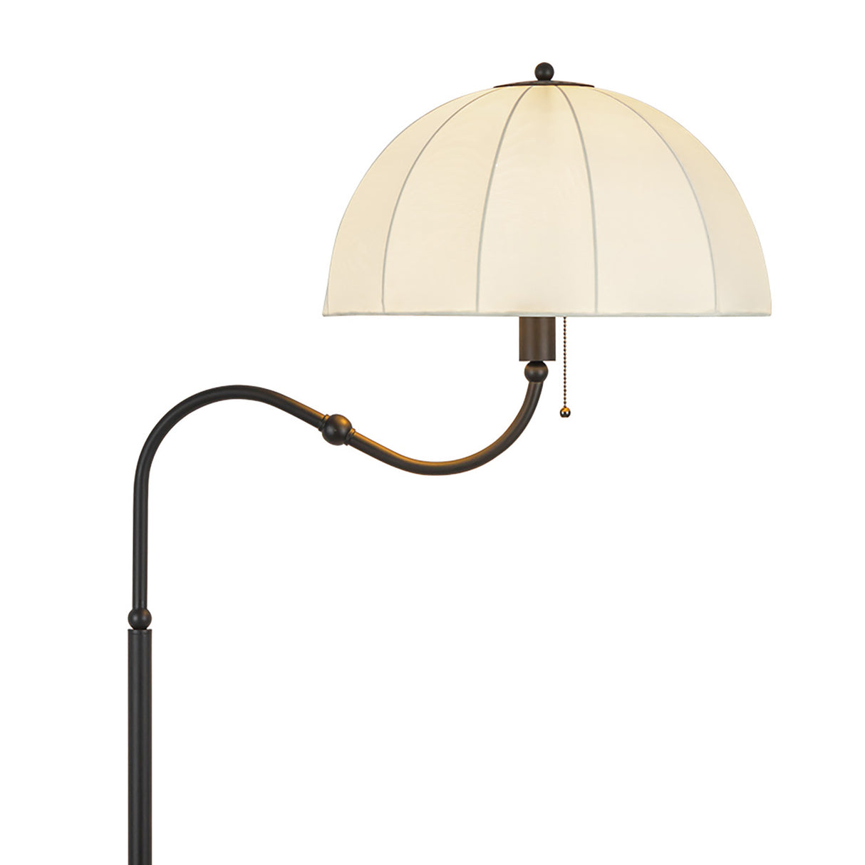 Trudy Floor Lamp 68", Matte Black
