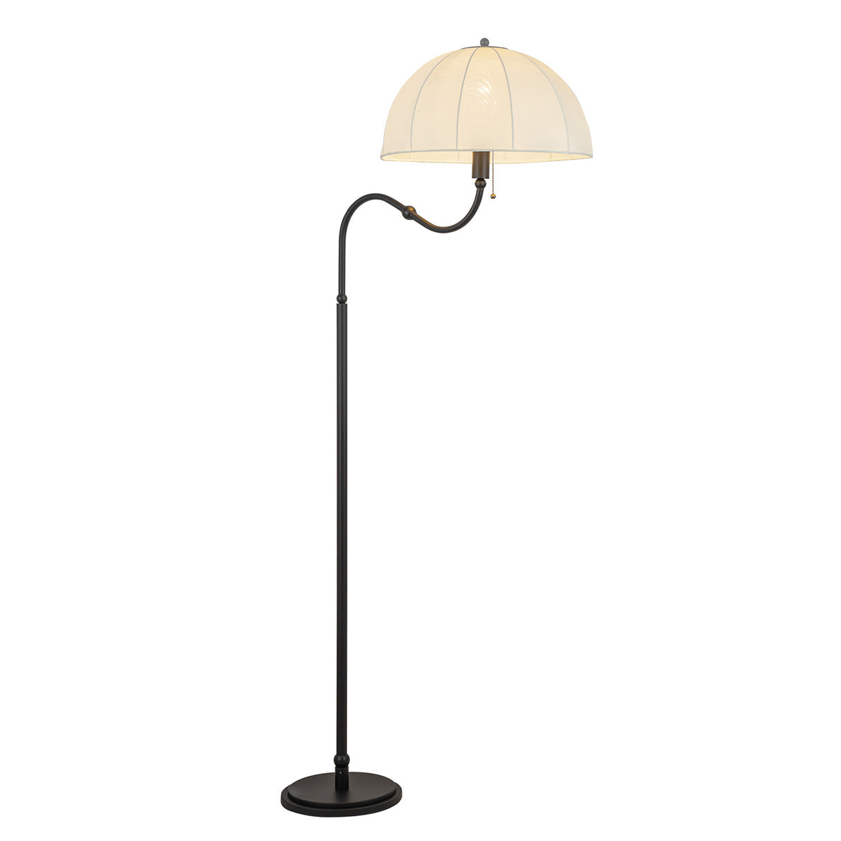Trudy Floor Lamp 68", Matte Black