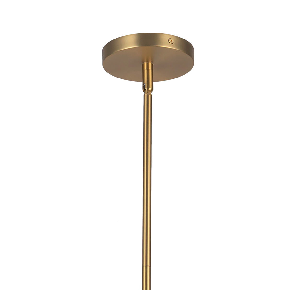 Amelia 4 Light Chandelier 40", Brushed Brass with Cane