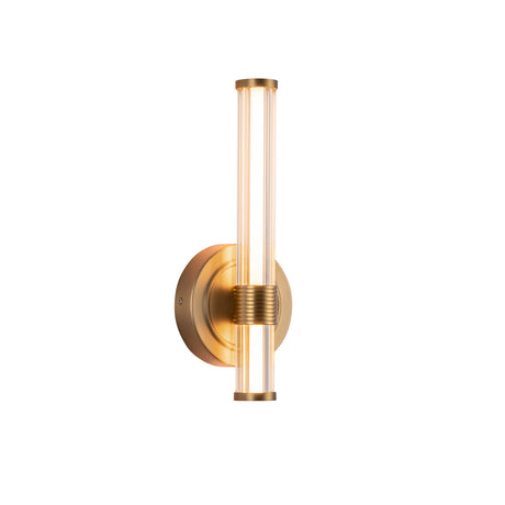 Orville LED Wall Sconce 12", Brushed Brass