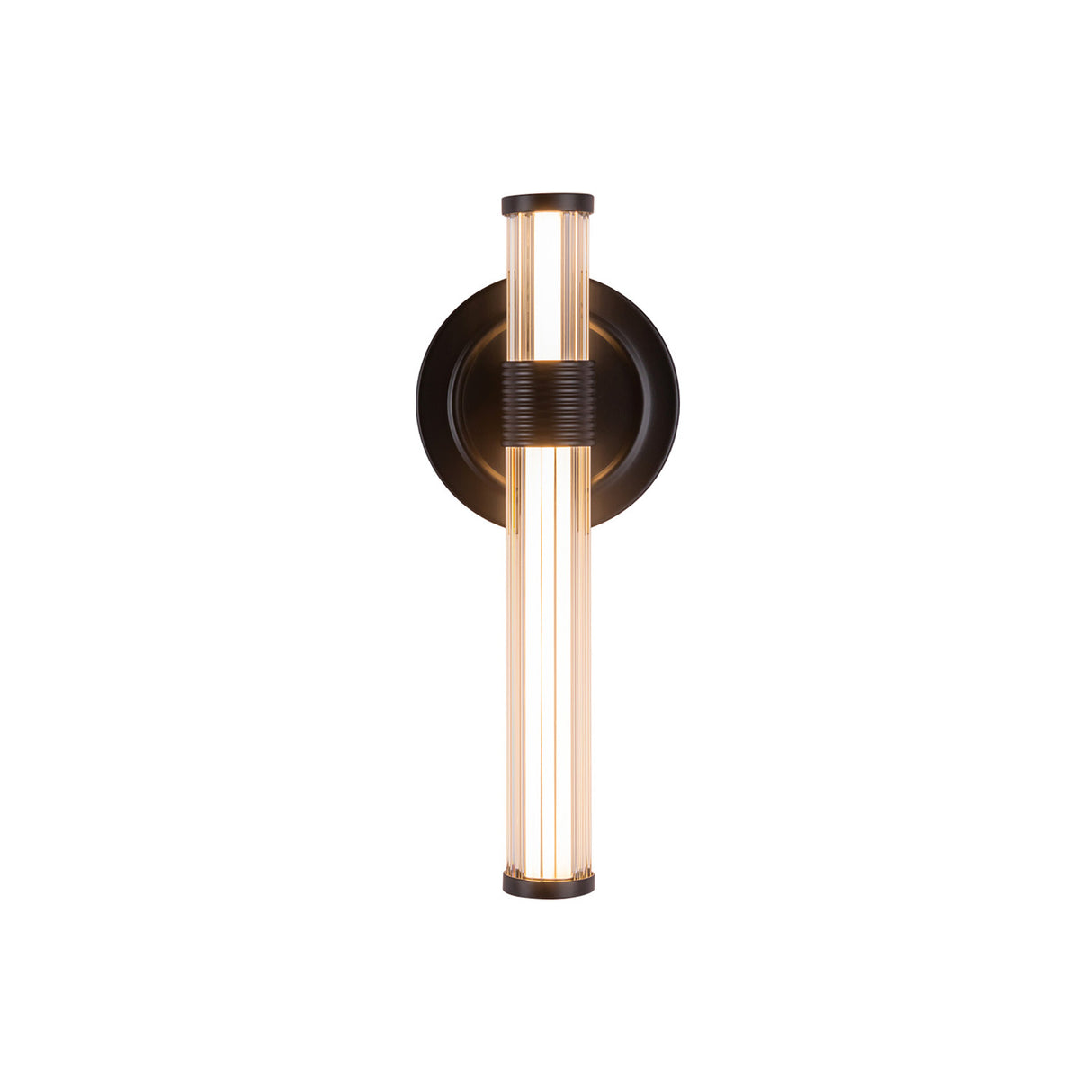 Orville LED Wall Sconce 12", Matte Black