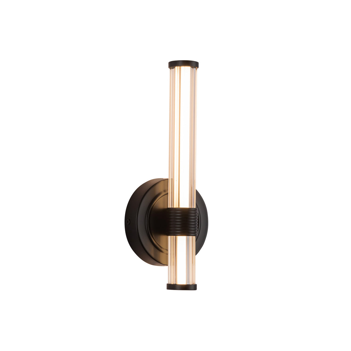 Orville LED Wall Sconce 12", Matte Black