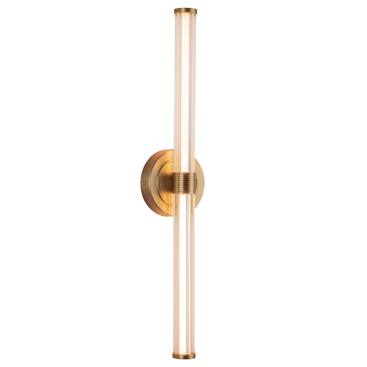 Orville LED Vanity Light 24", Brushed Brass