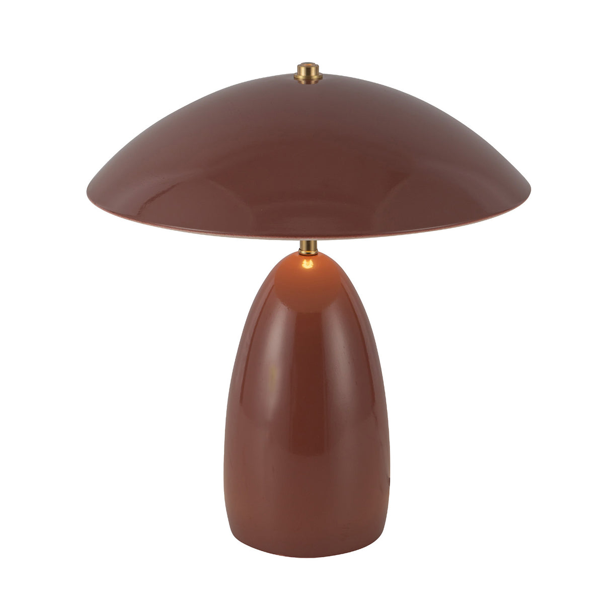 Aubrey LED Table Lamp 14", Maroon