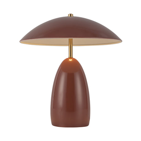 Aubrey LED Table Lamp, Maroon
