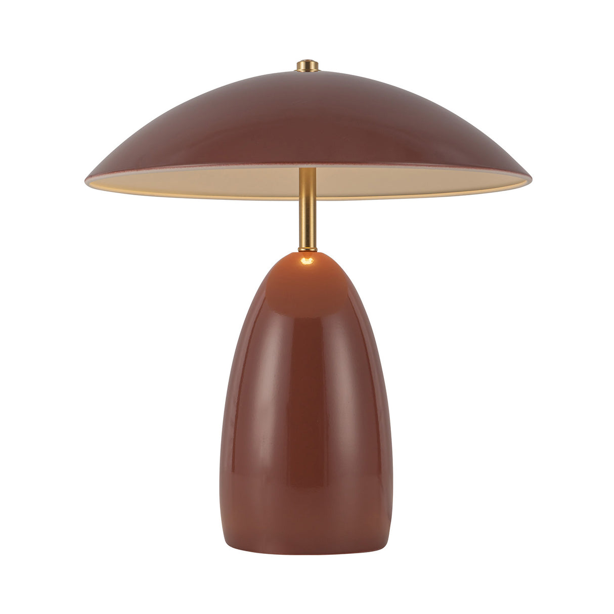 Aubrey LED Table Lamp 14", Maroon