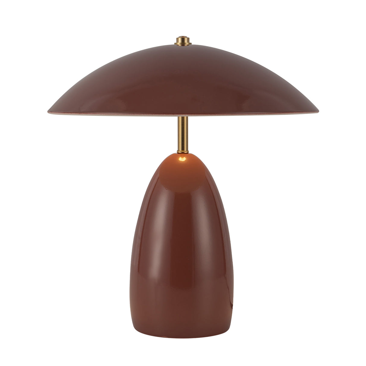 Aubrey LED Table Lamp, Maroon