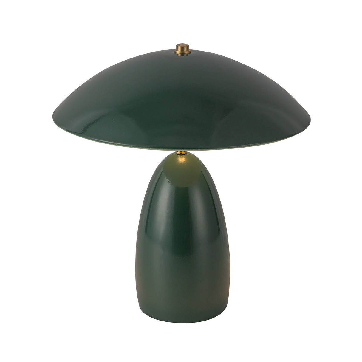 Aubrey LED Table Lamp, Hunter Green