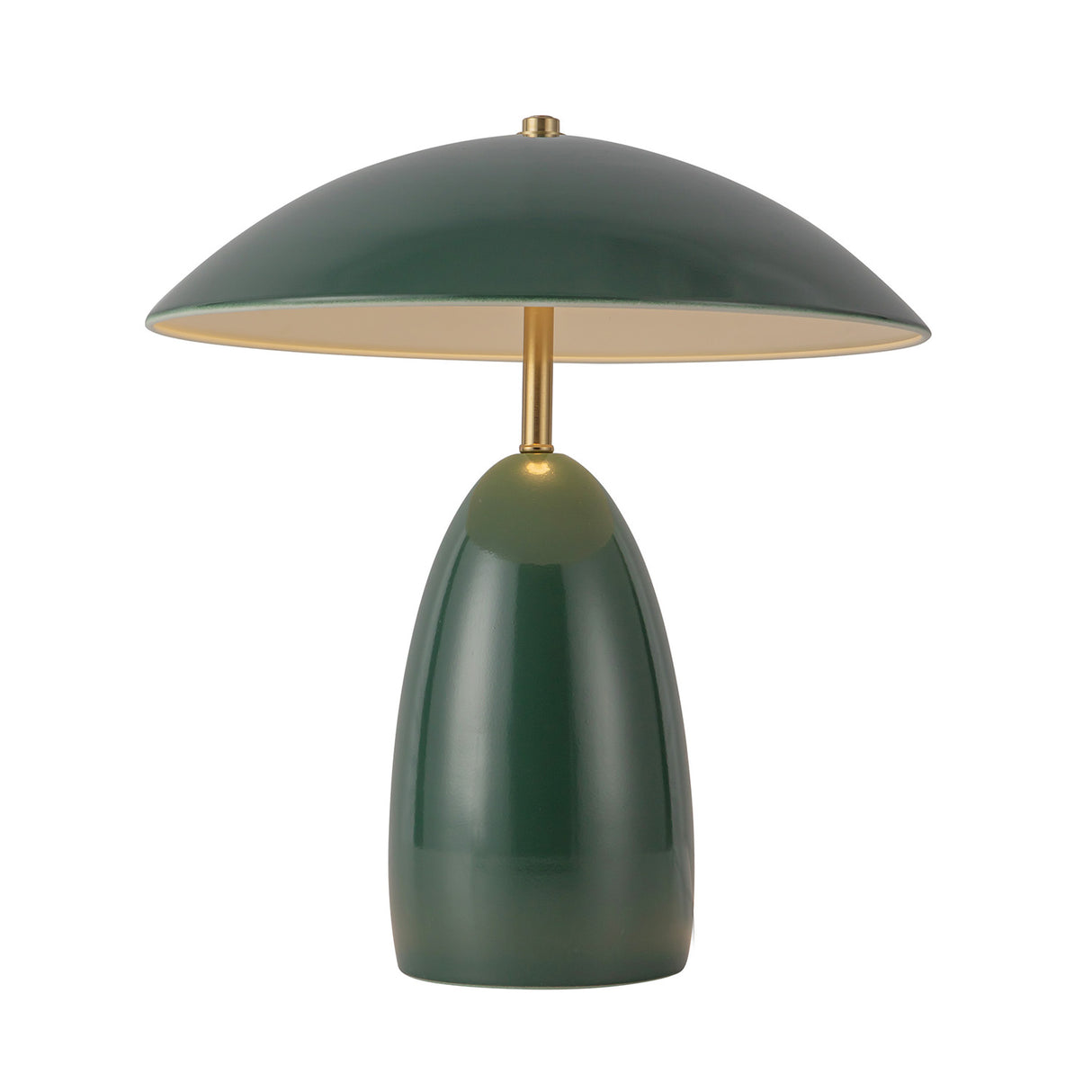 Aubrey LED Table Lamp, Hunter Green