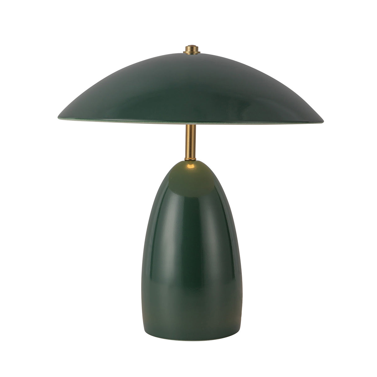 Aubrey LED Table Lamp, Hunter Green