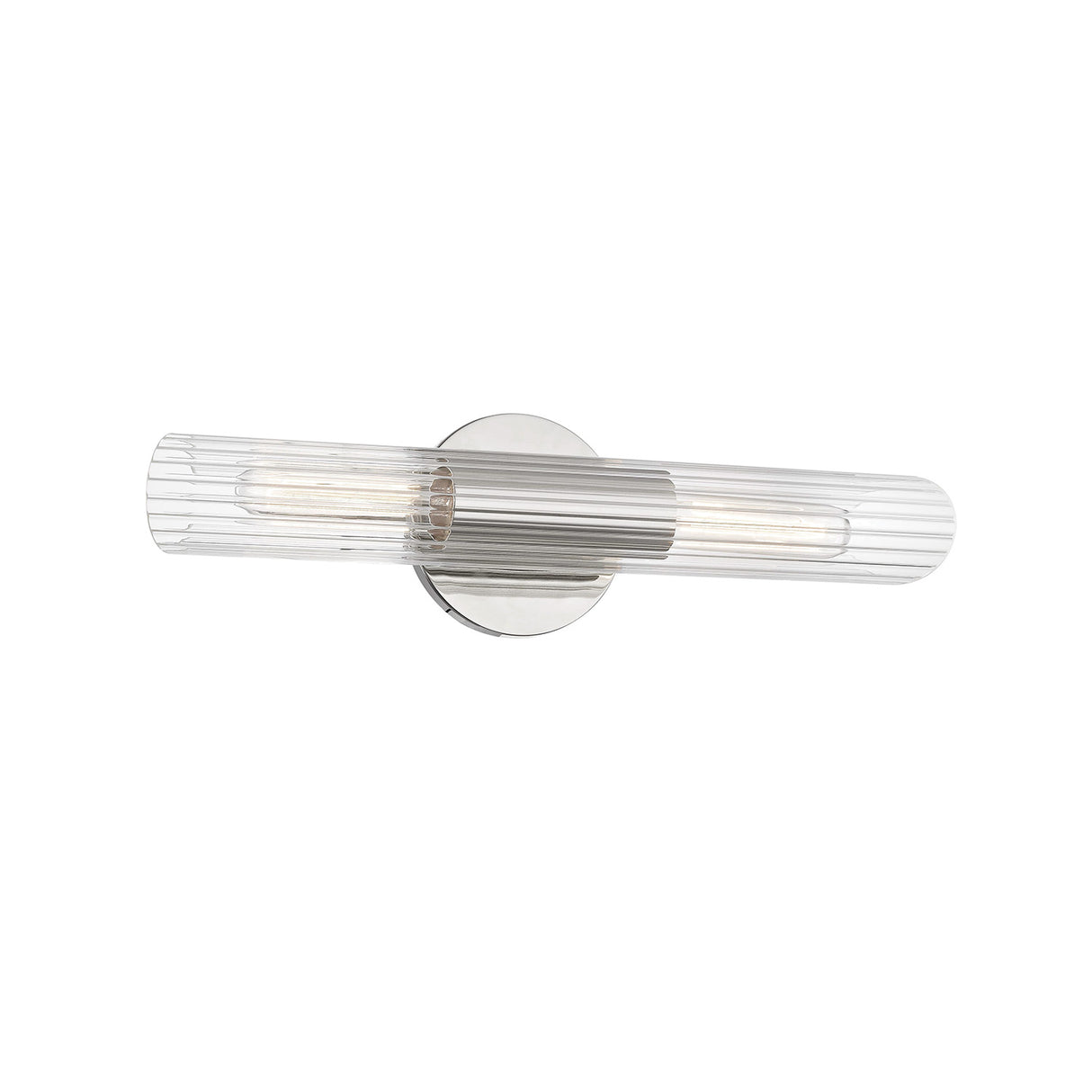 Orion 2 Light Wall Sconce 17", Polished Nickel