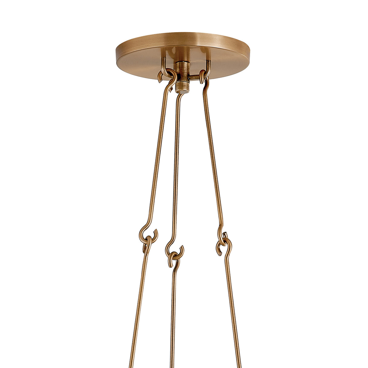 Dawson Pendant 25", Patina Brass with Linen Shade