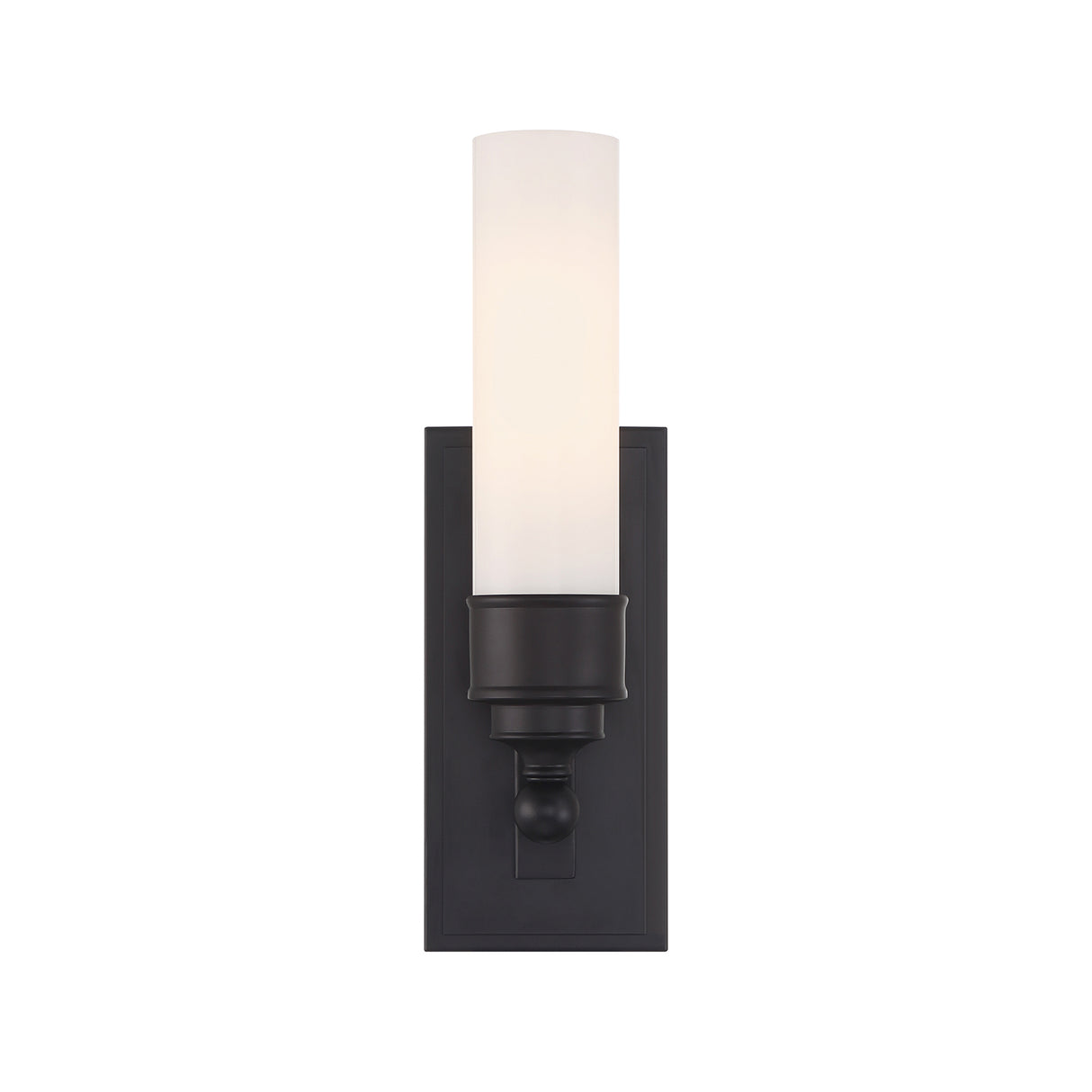 Connor 1 Light Wall Sconce 15", Matte Black
