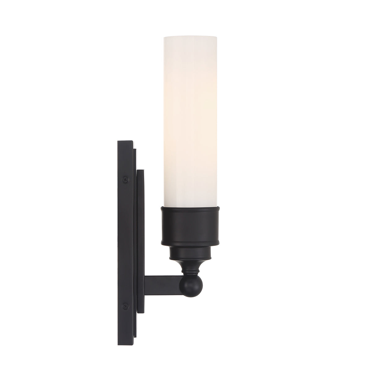 Connor 1 Light Wall Sconce 15", Matte Black