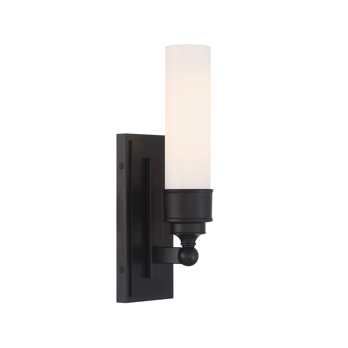 Connor 1 Light Wall Sconce 15", Matte Black