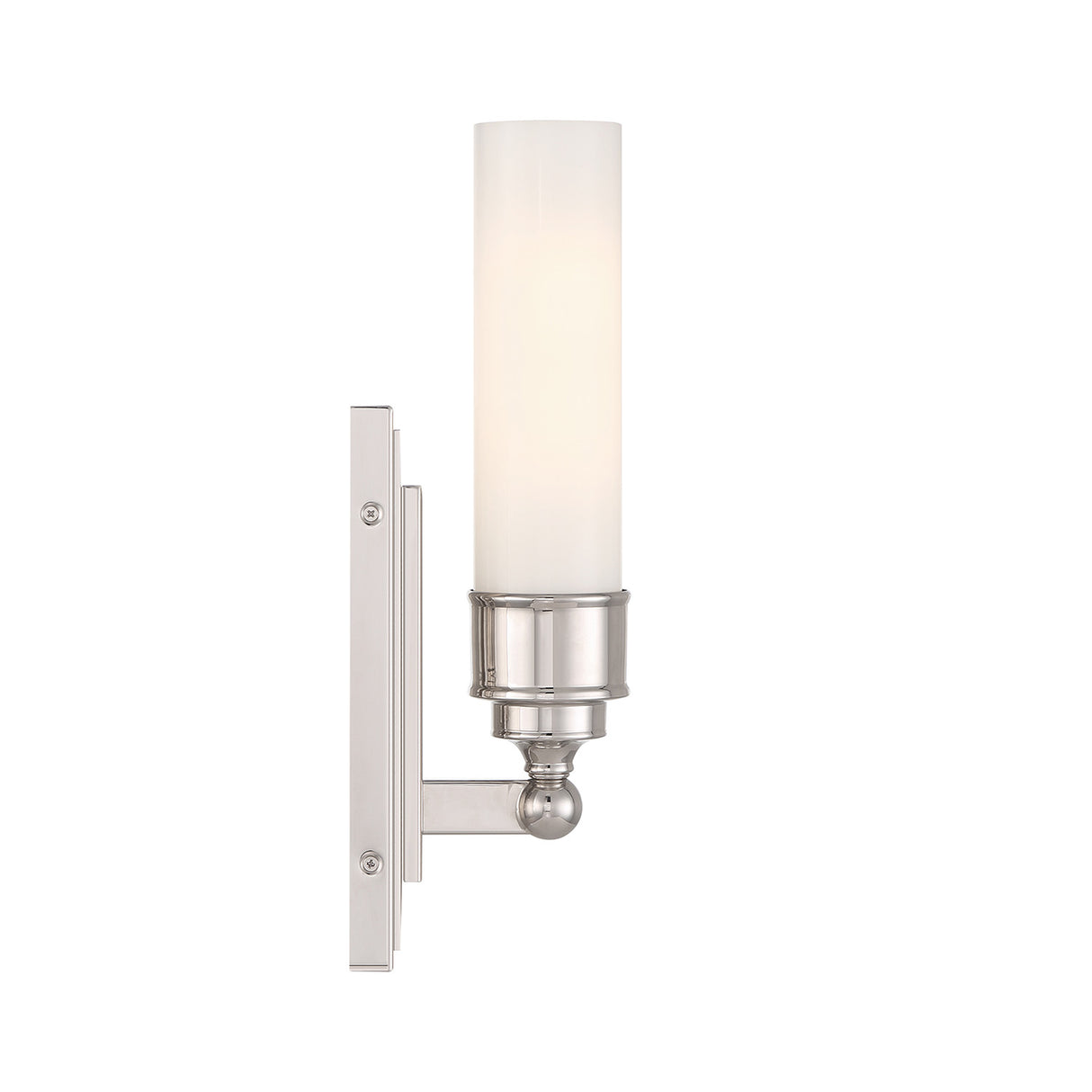 Connor 1 Light Wall Sconce 15", Polished Nickel