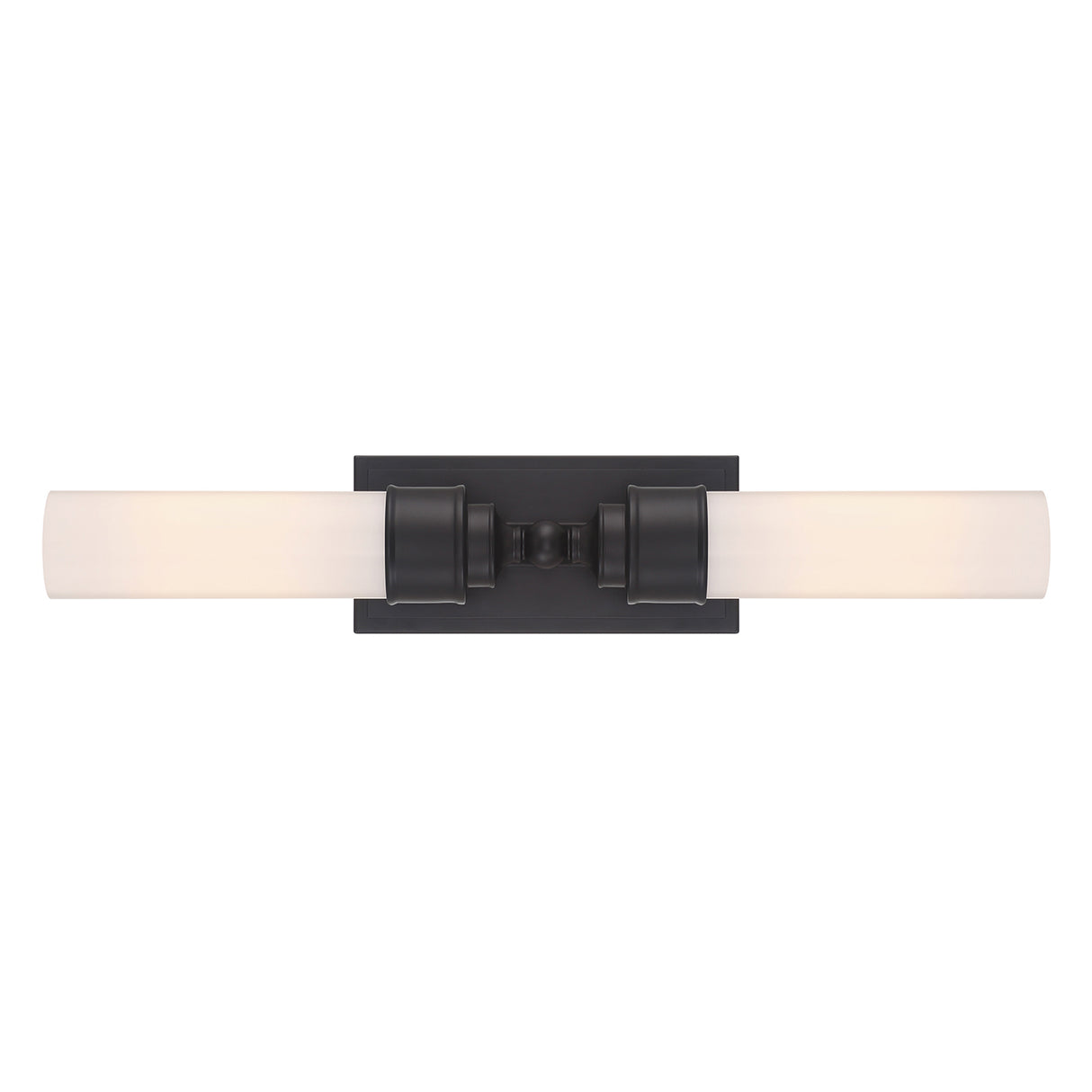 Connor 2 Light Wall Sconce 25", Matte Black