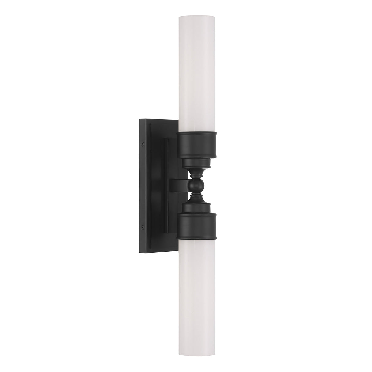 Connor 2 Light Wall Sconce 25", Matte Black
