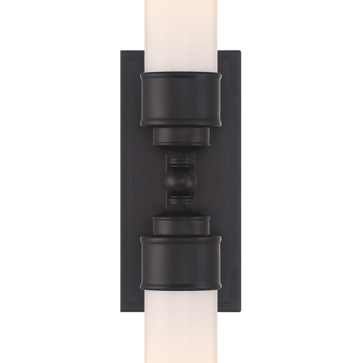 Connor 2 Light Wall Sconce 25", Matte Black