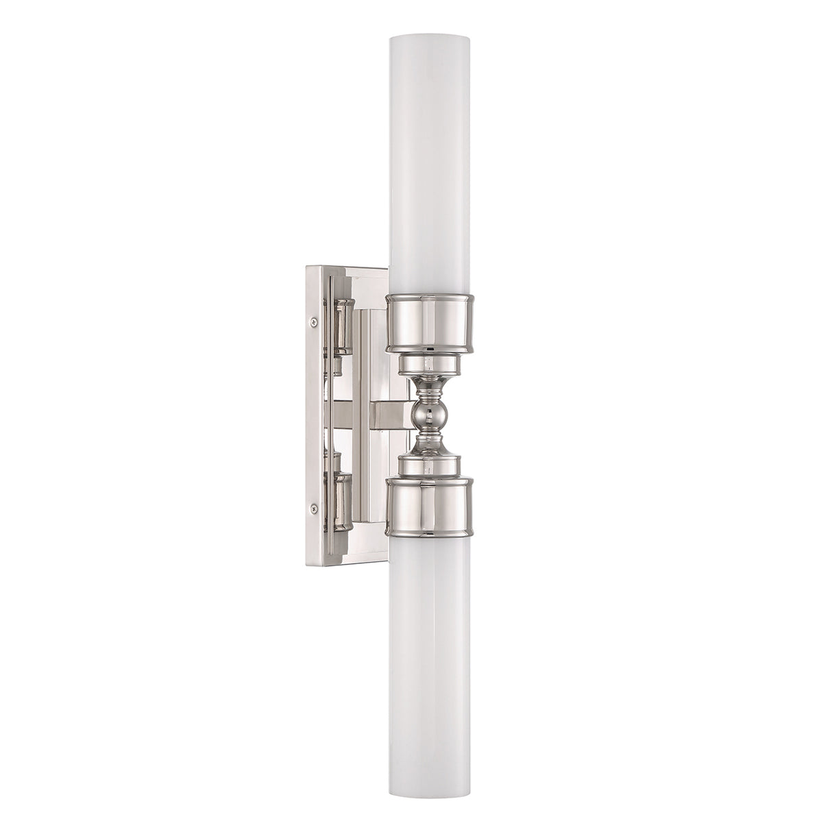 Connor 2 Light Wall Sconce 25", Polished Nickel