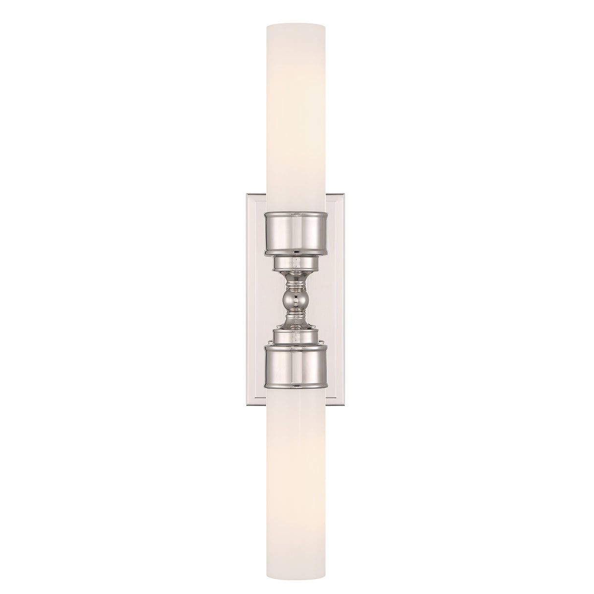 Connor 2 Light Wall Sconce 25", Polished Nickel