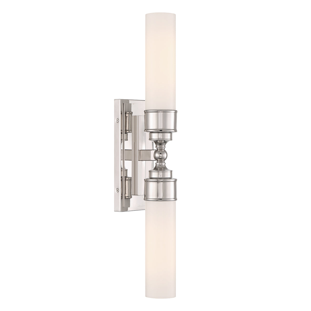 Connor 2 Light Wall Sconce 25", Polished Nickel
