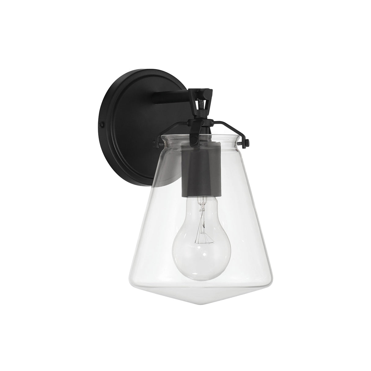 Addison Wall Sconce, Matte Black