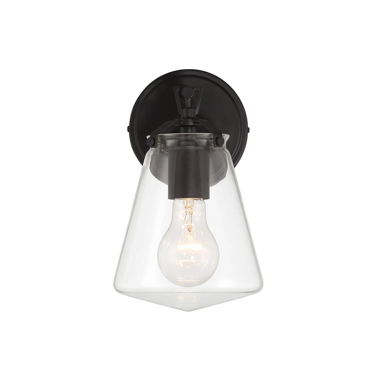 Addison Wall Sconce, Matte Black