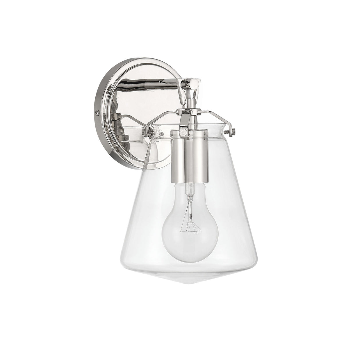 Addison Wall Sconce, Polished Nickel