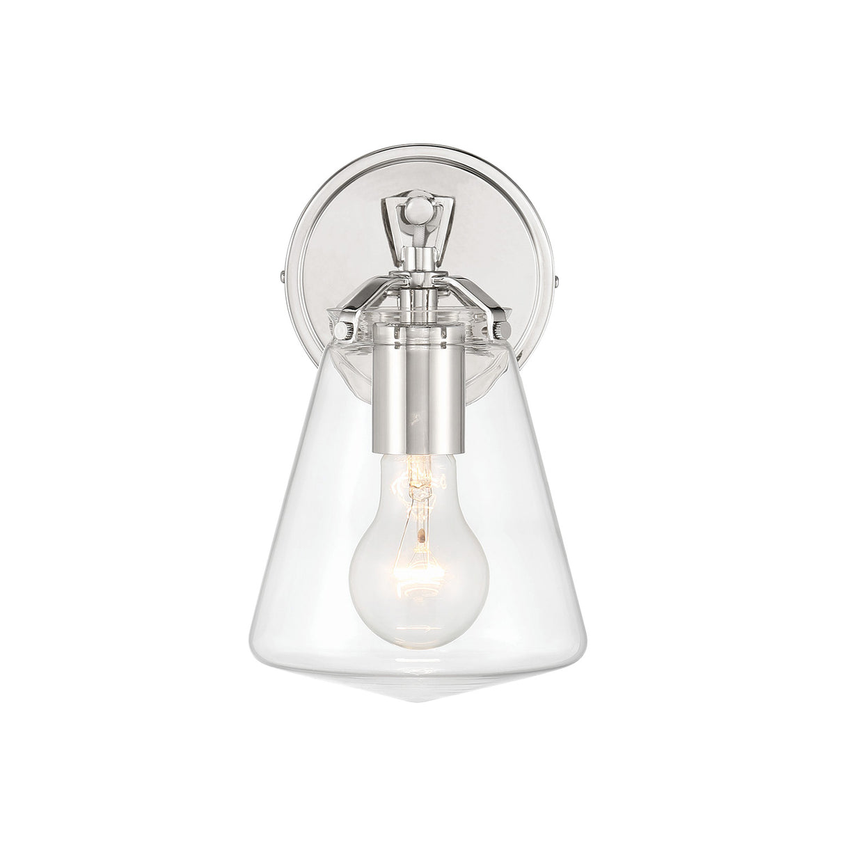 Addison Wall Sconce, Polished Nickel