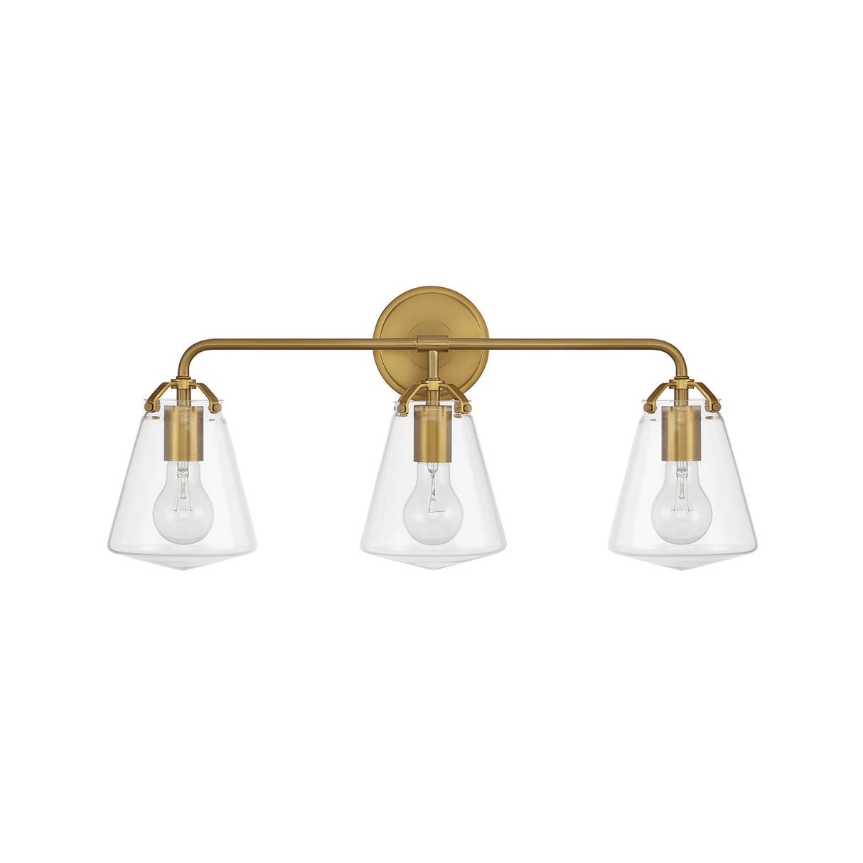 Addison 3 Light Vanity Light, Brass