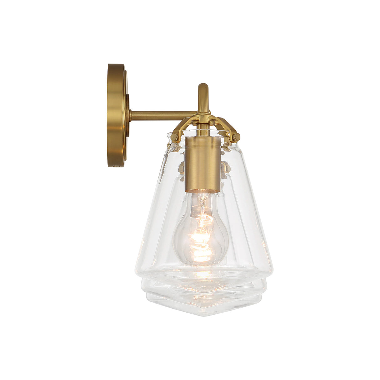 Addison 3 Light Vanity Light, Brass