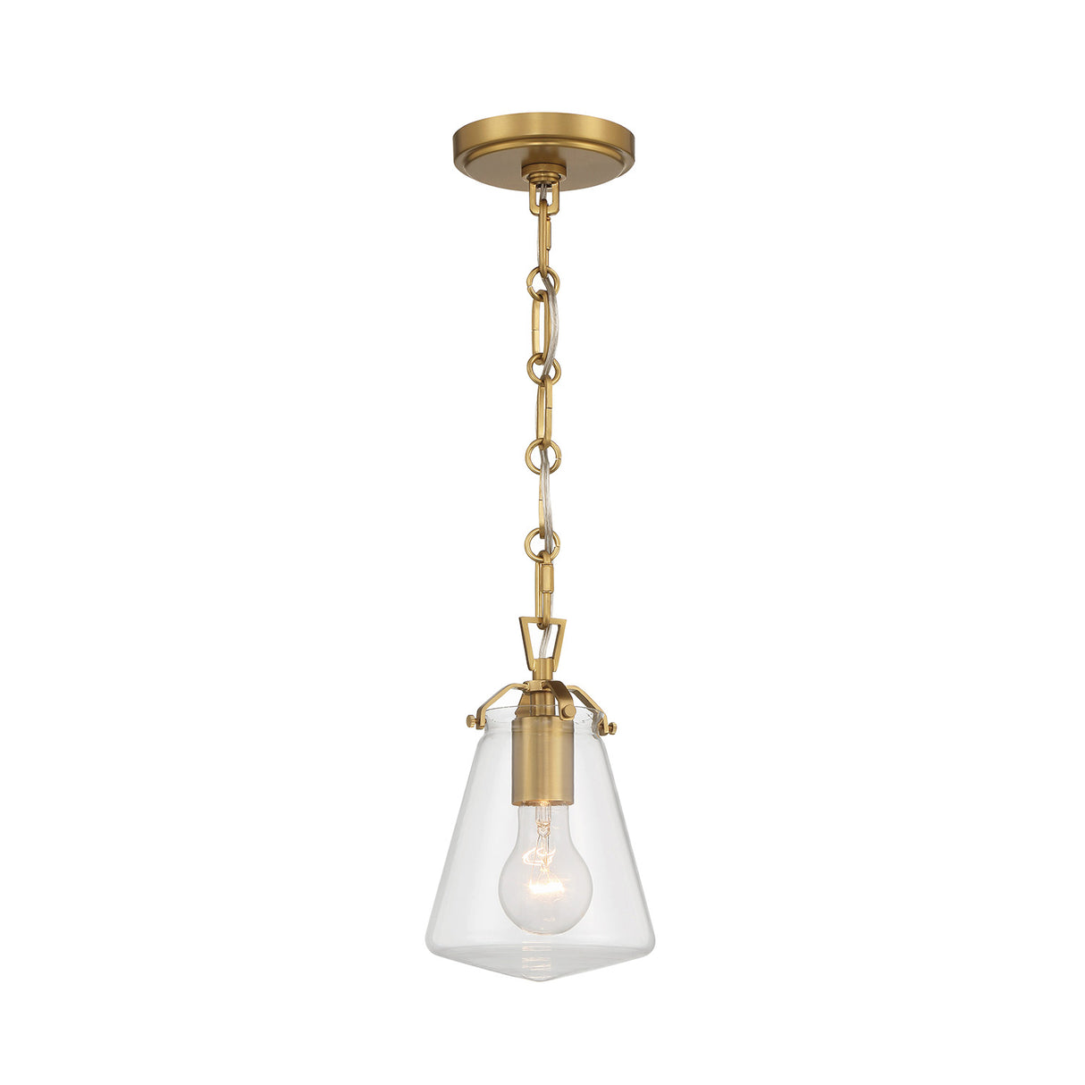 Addison Semi-Flush 6", Brass
