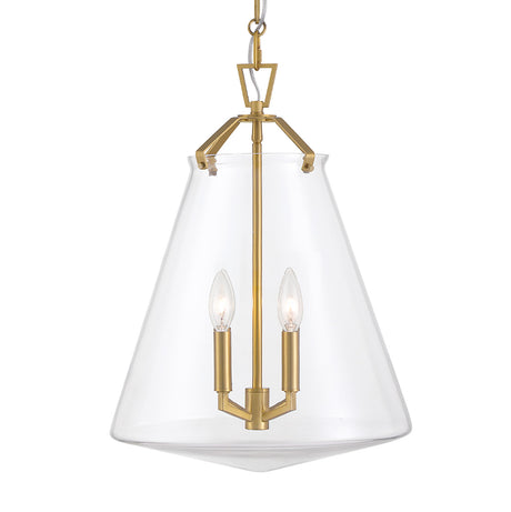 Addison Large Pendant 15", Brass