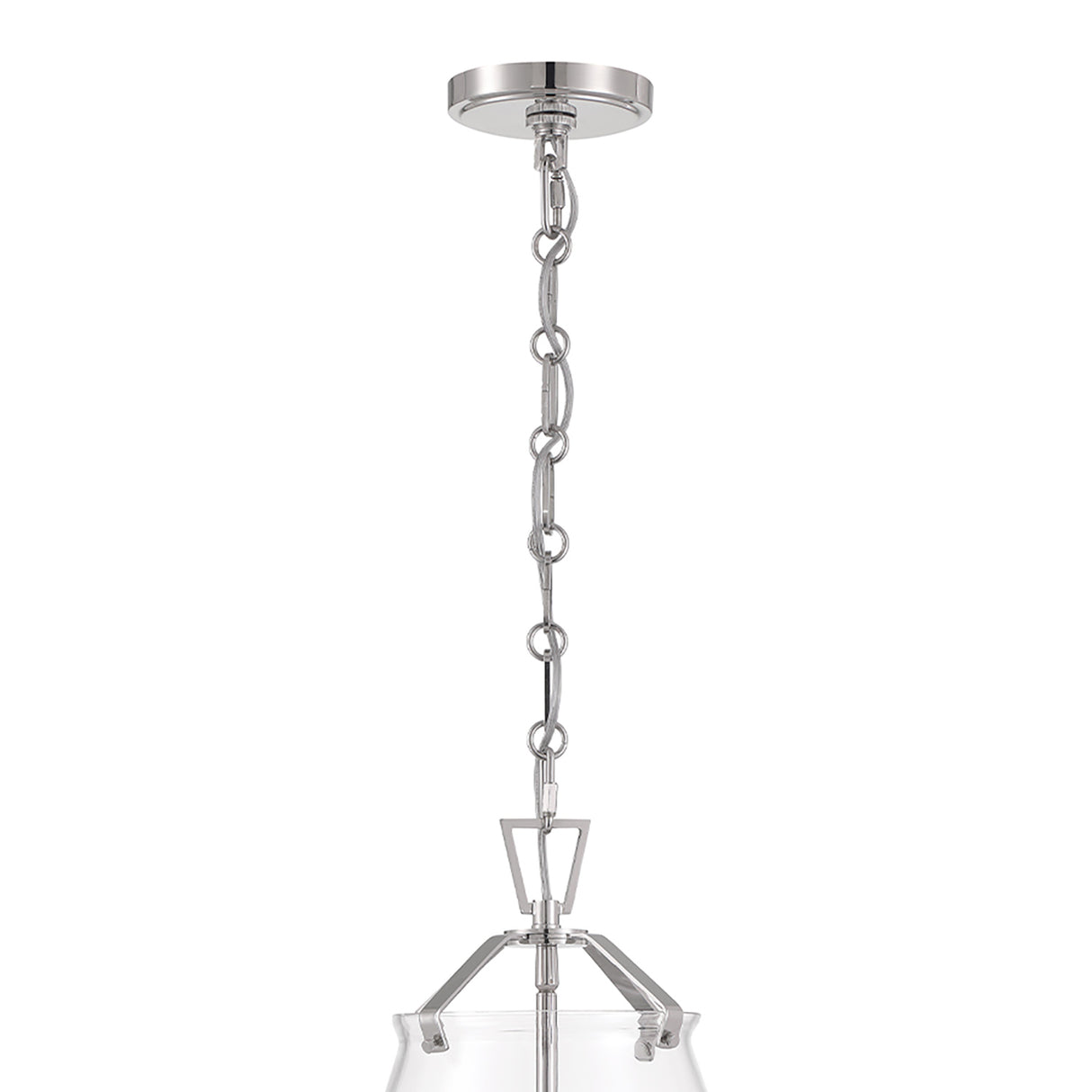 Addison Large Pendant 15", Polished Nickel