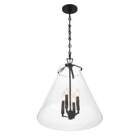 Addison Extra Large Pendant 18", Matte Black
