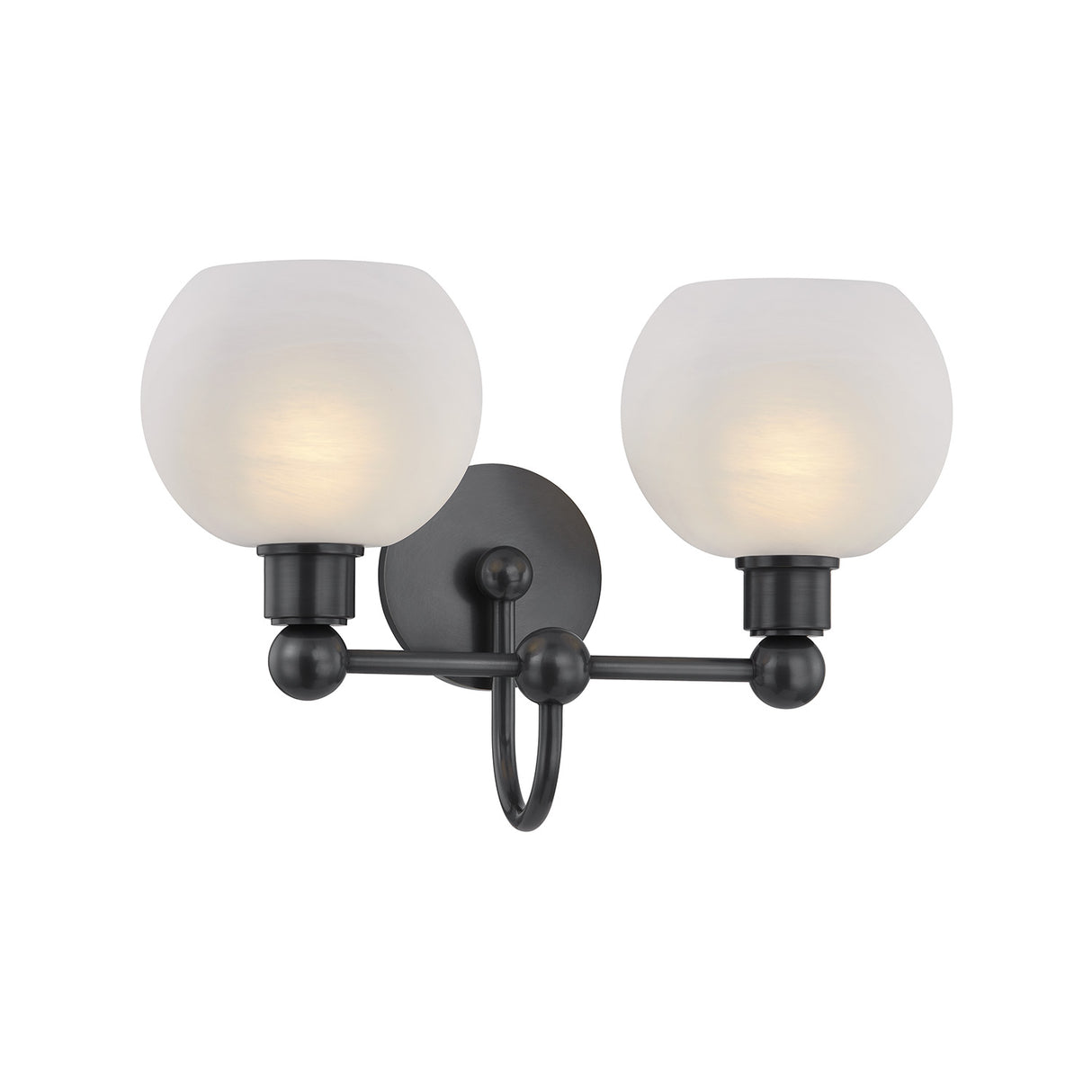 Maya 2 Light Vanity, Old Bronze