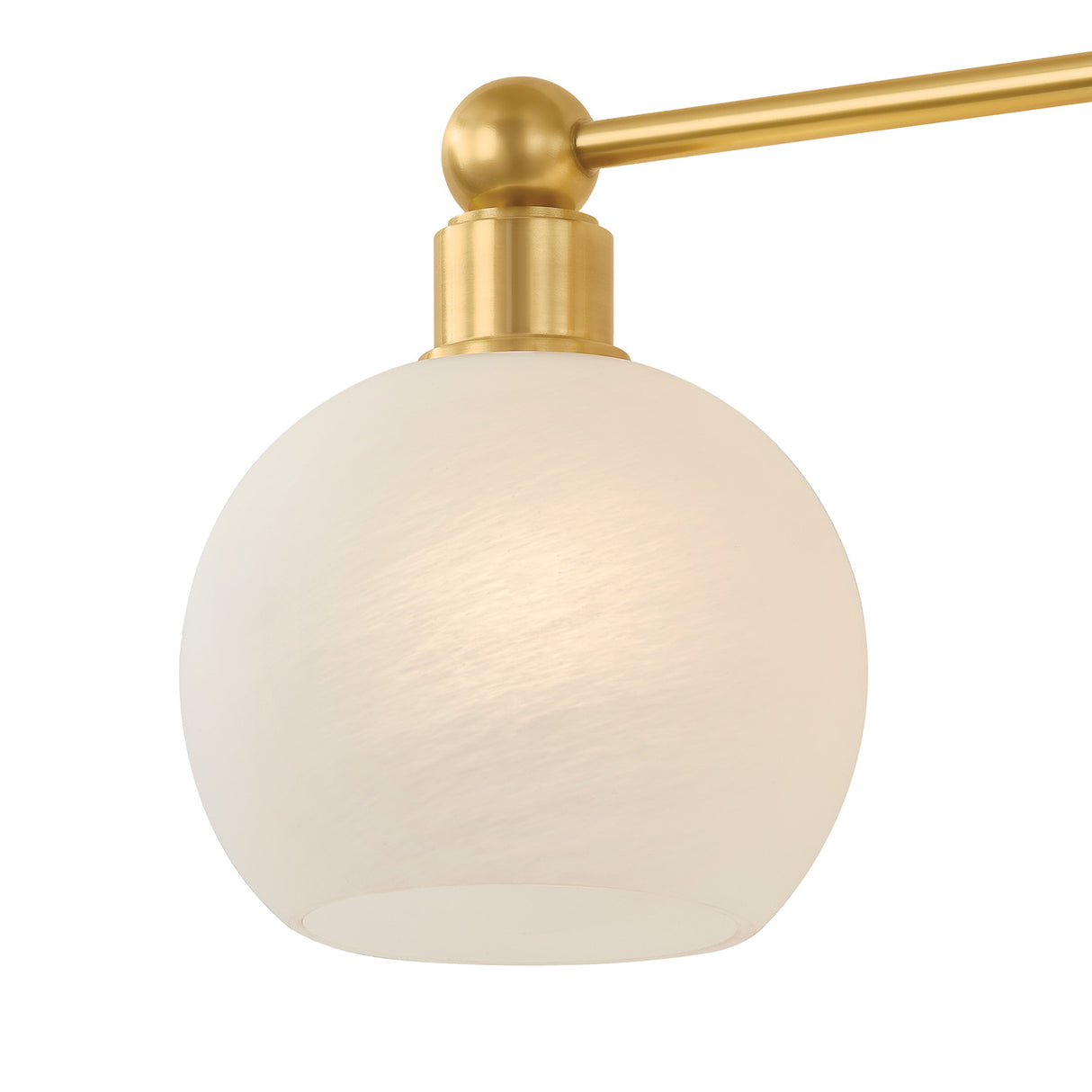 Maya 3 Light Vanity, Aged Brass