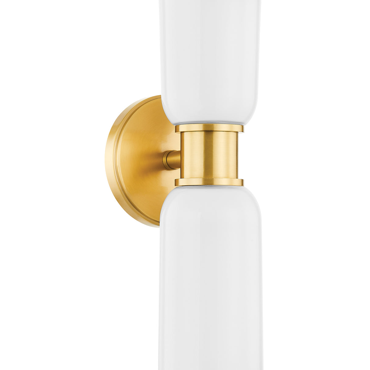 Brooke 2 Light Wall Sconce 22", Aged Brass