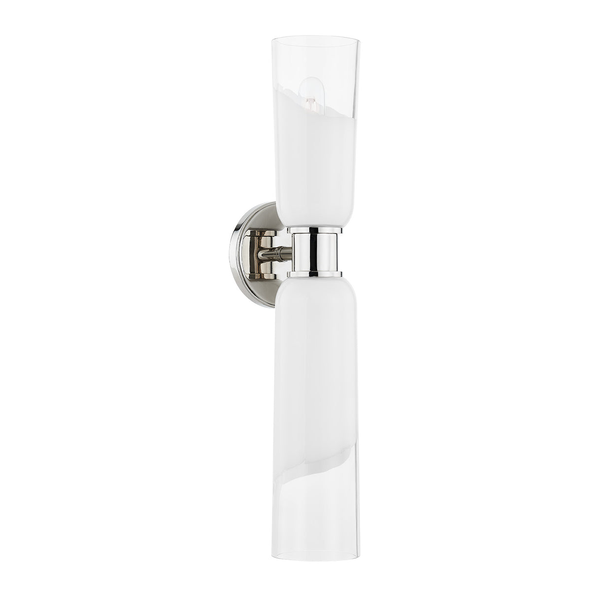 Brooke 2 Light Wall Sconce 22", Polished Nickel