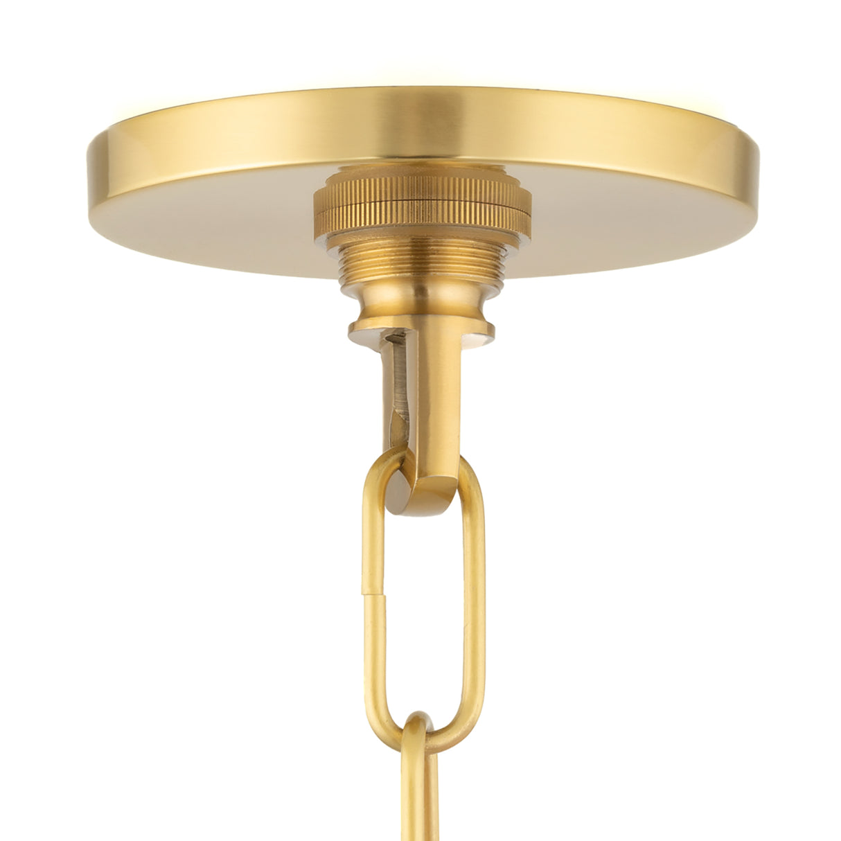 Hollis 6 Light Chandelier 24", Aged Brass