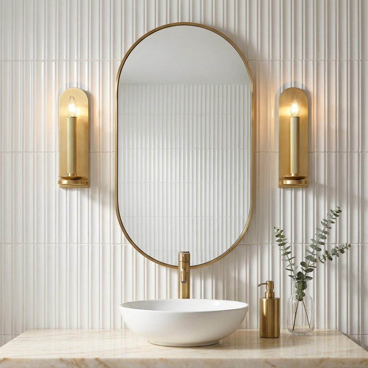 Grayson Wall Sconce 14", Aged Brass