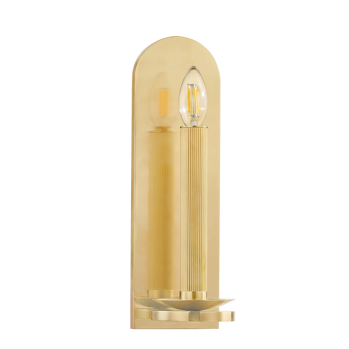 Grayson Wall Sconce 14", Aged Brass