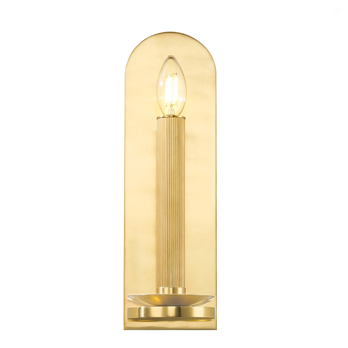 Grayson Wall Sconce 14", Aged Brass