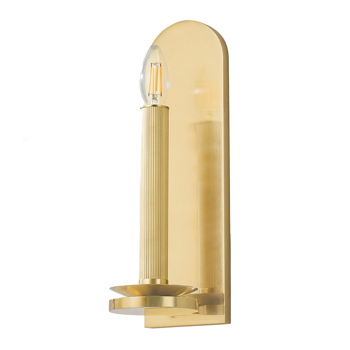 Grayson Wall Sconce 14", Aged Brass
