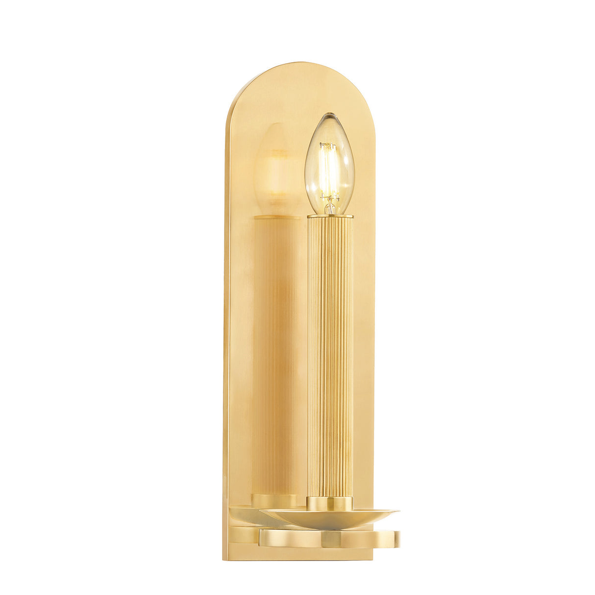 Grayson Wall Sconce 14", Aged Brass