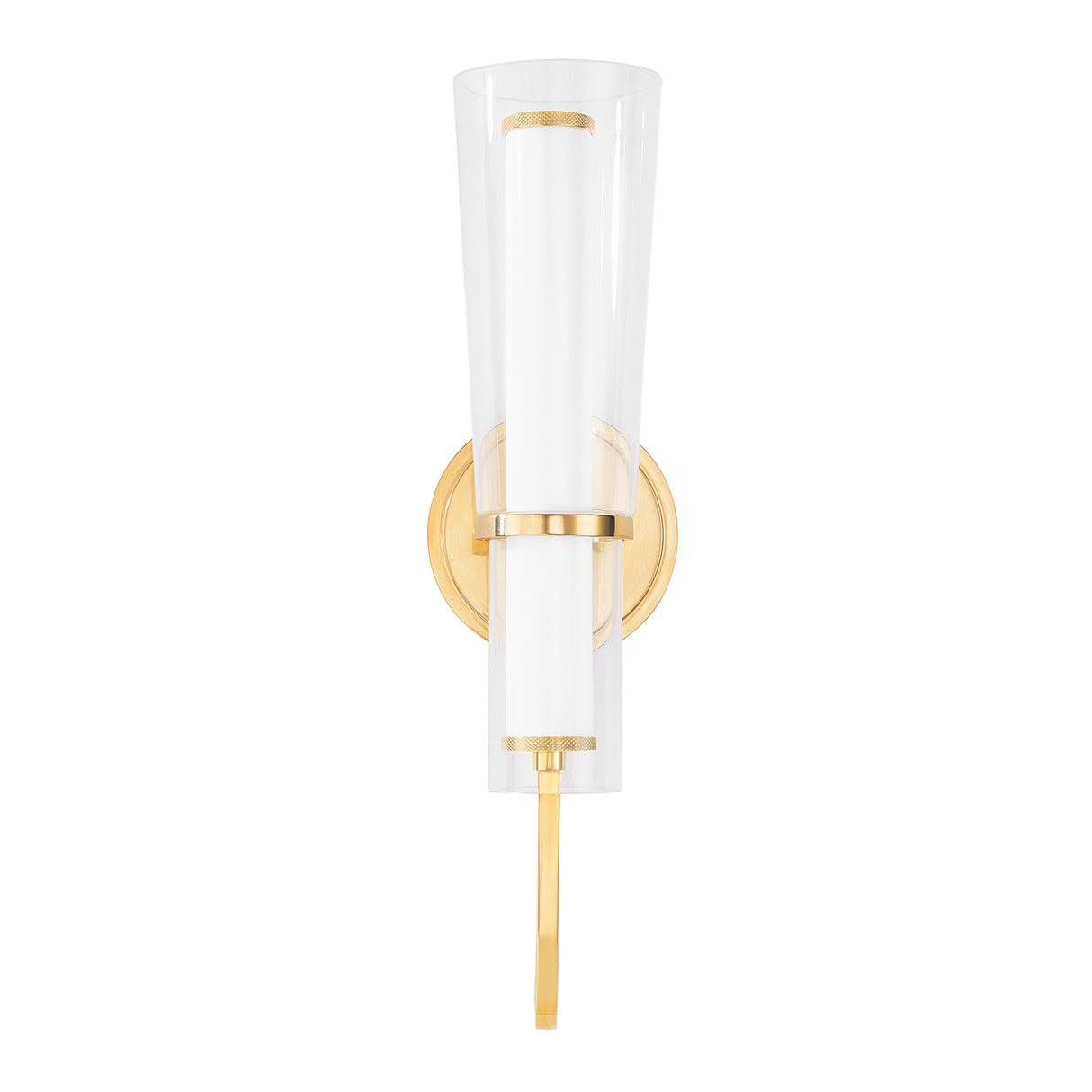 Claire LED Wall Sconce 20", Aged Brass