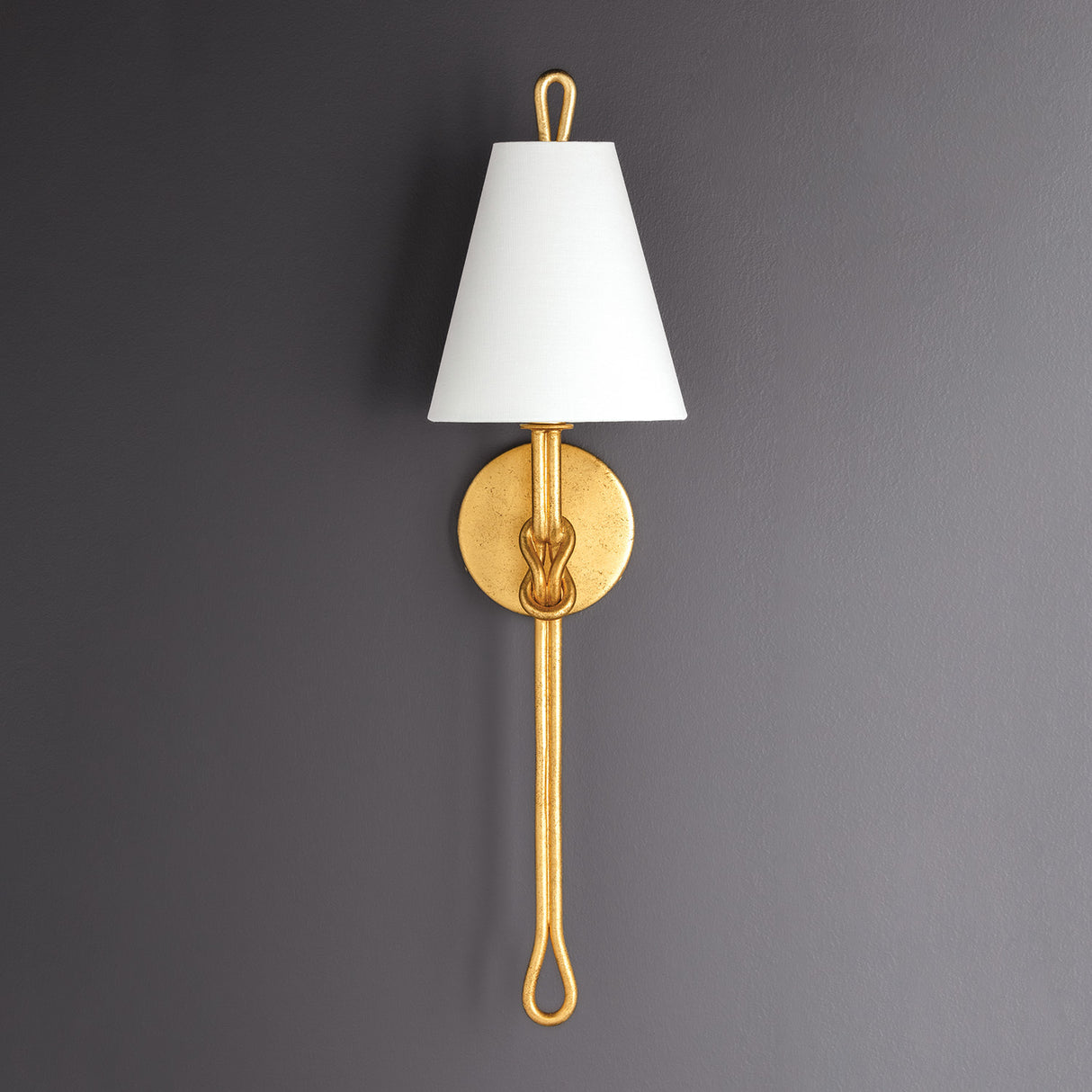 Archer Wall Sconce 24", Gold Leaf