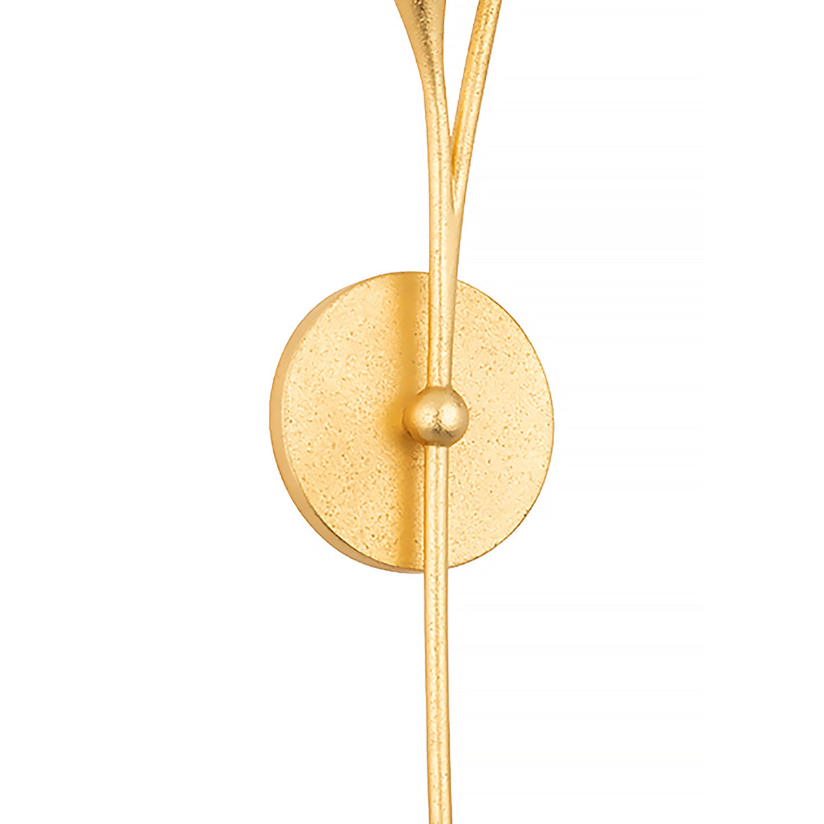 Flora Wall Sconce 22", Gold Leaf